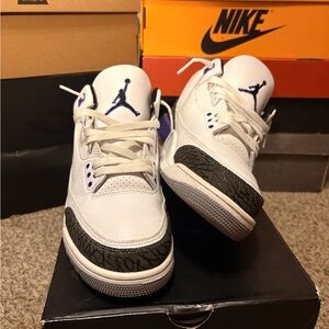 Jordan Dark iris  3’s Size M10